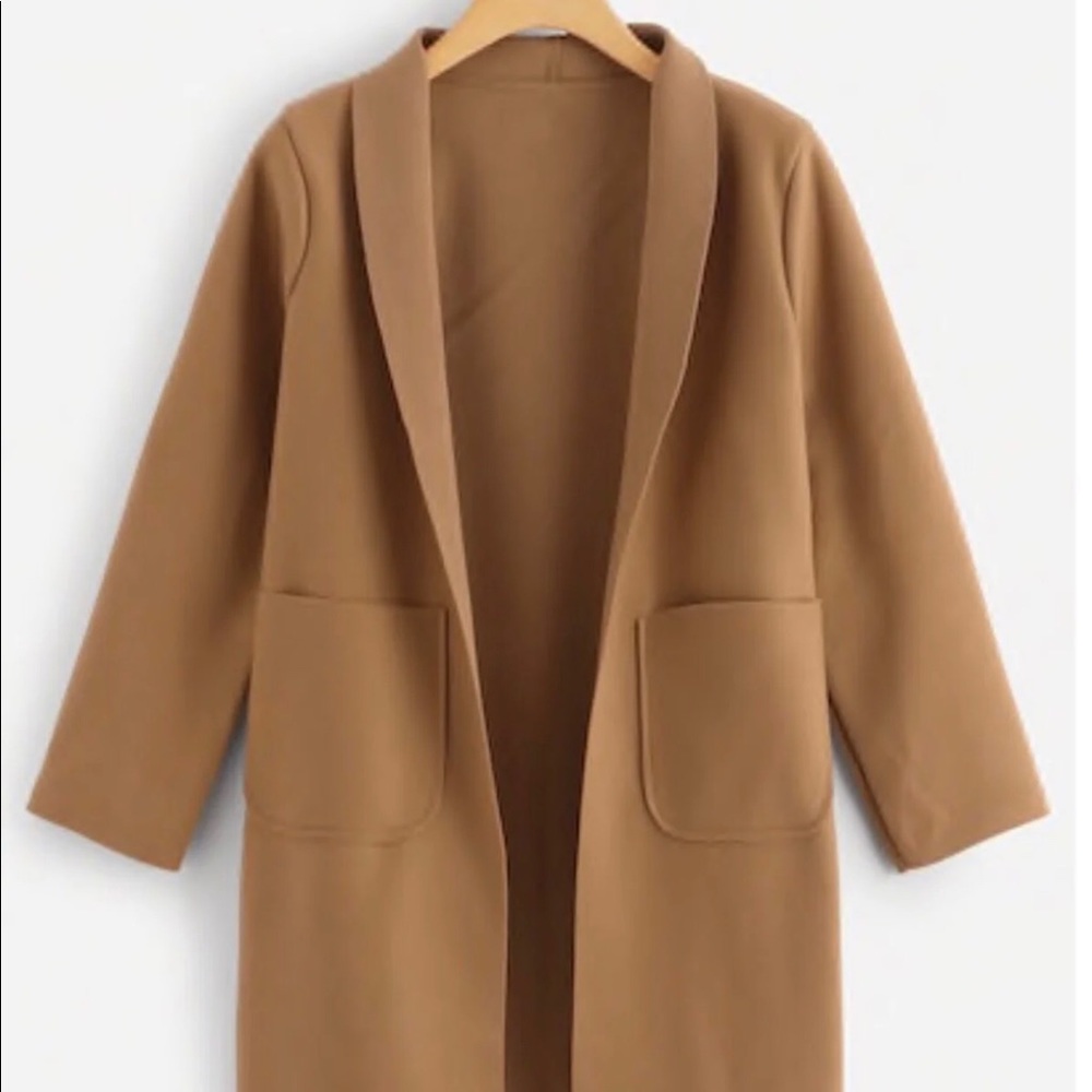 Elegant camel wool coat  🐪